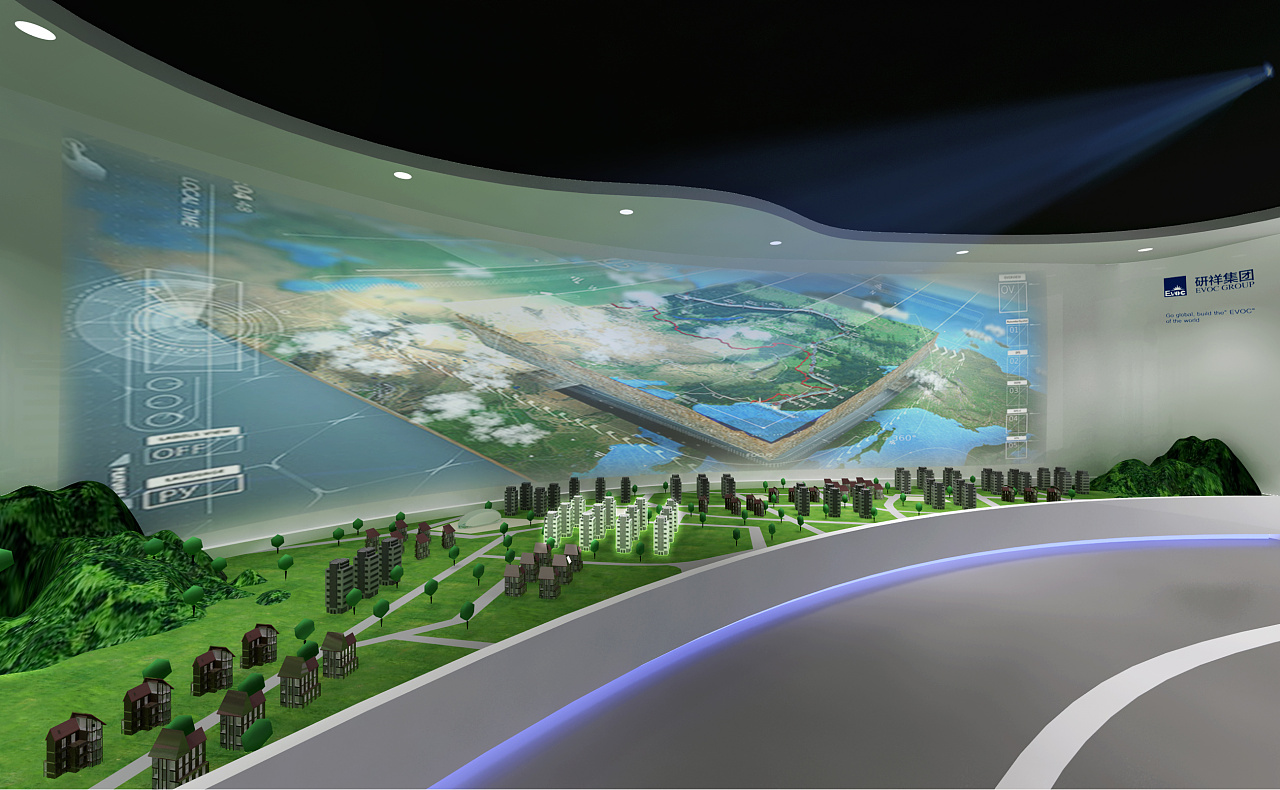 企業展廳設計時光通道