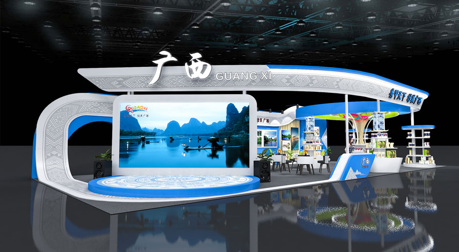 廣交會特裝搭建，涂料展展覽裝飾展臺設計搭建公司