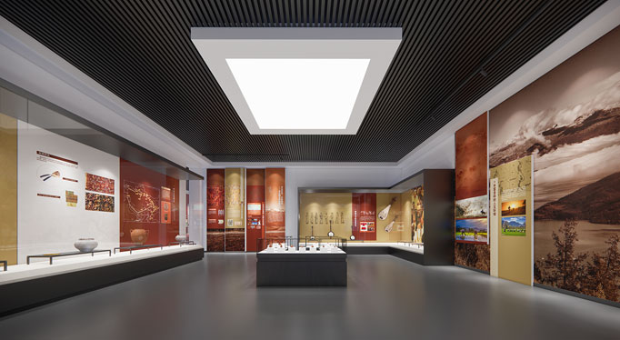 民族博物館展館設計以及博物館燈具展廳設計